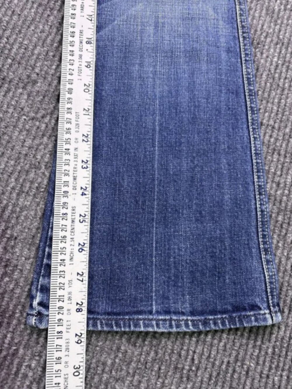 7 for all Mankind Y2K flare boot jeans Size 26 - Picture 8 of 11